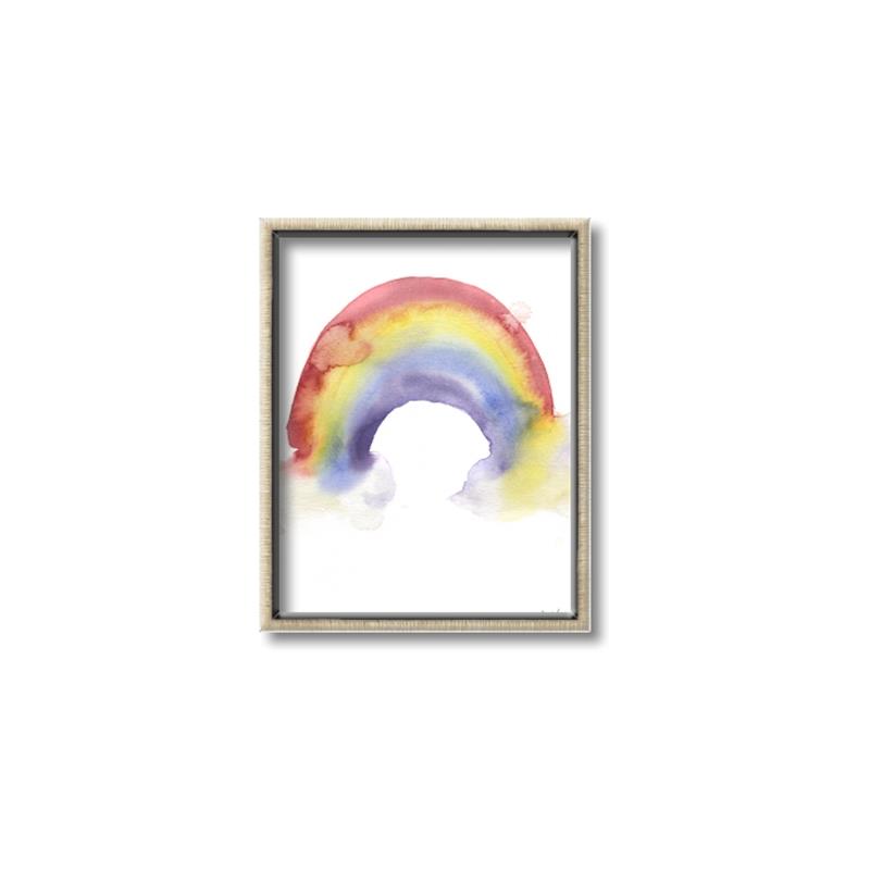 Picture of Watercolor Rainbow _GroupedProduct_Rectangle_Portrait_Mini_ _GroupedProduct_Rectangle_Portrait_Canvas_Framed_