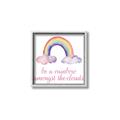 Picture of Rainbow Amongst the Clouds _GroupedProduct_Square_Mini_ _GroupedProduct_Square_Canvas_Framed_