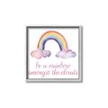 Picture of Rainbow Amongst the Clouds _GroupedProduct_Square_Mini_ _GroupedProduct_Square_Canvas_Framed_
