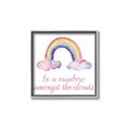 Picture of Rainbow Amongst the Clouds _GroupedProduct_Square_Mini_ _GroupedProduct_Square_Canvas_Framed_
