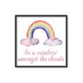 Picture of Rainbow Amongst the Clouds _GroupedProduct_Square_Mini_ _GroupedProduct_Square_Canvas_Framed_