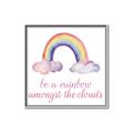 Picture of Rainbow Amongst the Clouds _GroupedProduct_Square_Mini_ _GroupedProduct_Square_Canvas_Framed_