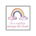 Picture of Rainbow Amongst the Clouds _GroupedProduct_Square_Mini_ _GroupedProduct_Square_Canvas_Framed_