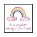 Picture of Rainbow Amongst the Clouds _GroupedProduct_Square_Mini_ _GroupedProduct_Square_Canvas_Framed_