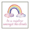 Picture of Rainbow Amongst the Clouds _GroupedProduct_Square_Mini_ _GroupedProduct_Square_Canvas_Framed_