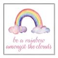 Picture of Rainbow Amongst the Clouds _GroupedProduct_Square_Mini_ _GroupedProduct_Square_Canvas_Framed_