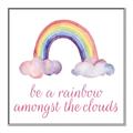 Picture of Rainbow Amongst the Clouds _GroupedProduct_Square_Mini_ _GroupedProduct_Square_Canvas_Framed_