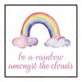 Picture of Rainbow Amongst the Clouds _GroupedProduct_Square_Mini_ _GroupedProduct_Square_Canvas_Framed_