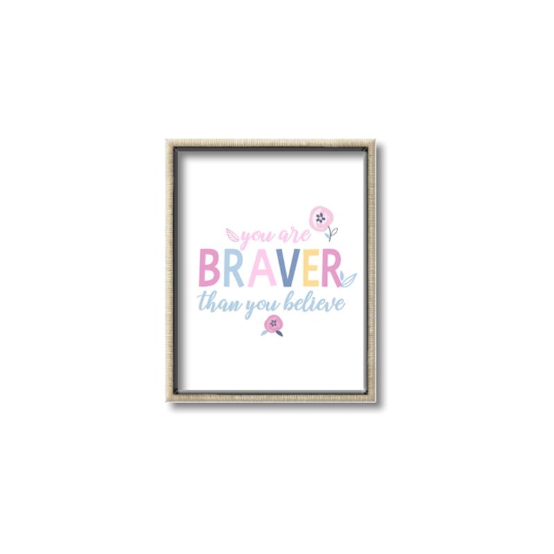 Picture of You are Braver _GroupedProduct_Rectangle_Portrait_Mini_ _GroupedProduct_Rectangle_Portrait_Canvas_Framed_