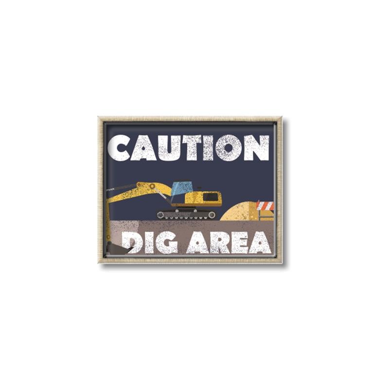 Picture of Dig Area _GroupedProduct_Rectangle_Landscape_Mini_ _GroupedProduct_Rectangle_Landscape_Canvas_Framed_