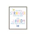 Picture of You Are Stronger _GroupedProduct_Rectangle_Portrait_Mini_ _GroupedProduct_Rectangle_Portrait_Canvas_Framed_