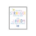 Picture of You Are Stronger _GroupedProduct_Rectangle_Portrait_Mini_ _GroupedProduct_Rectangle_Portrait_Canvas_Framed_