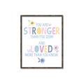 Picture of You Are Stronger _GroupedProduct_Rectangle_Portrait_Mini_ _GroupedProduct_Rectangle_Portrait_Canvas_Framed_