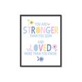 Picture of You Are Stronger _GroupedProduct_Rectangle_Portrait_Mini_ _GroupedProduct_Rectangle_Portrait_Canvas_Framed_