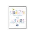 Picture of You Are Stronger _GroupedProduct_Rectangle_Portrait_Mini_ _GroupedProduct_Rectangle_Portrait_Canvas_Framed_