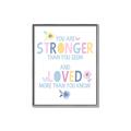 Picture of You Are Stronger _GroupedProduct_Rectangle_Portrait_Mini_ _GroupedProduct_Rectangle_Portrait_Canvas_Framed_
