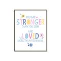 Picture of You Are Stronger _GroupedProduct_Rectangle_Portrait_Mini_ _GroupedProduct_Rectangle_Portrait_Canvas_Framed_