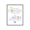 Picture of You Are Stronger _GroupedProduct_Rectangle_Portrait_Mini_ _GroupedProduct_Rectangle_Portrait_Canvas_Framed_