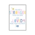 Picture of You Are Stronger _GroupedProduct_Rectangle_Portrait_Mini_ _GroupedProduct_Rectangle_Portrait_Canvas_Framed_