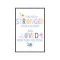 Picture of You Are Stronger _GroupedProduct_Rectangle_Portrait_Mini_ _GroupedProduct_Rectangle_Portrait_Canvas_Framed_