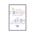 Picture of You Are Stronger _GroupedProduct_Rectangle_Portrait_Mini_ _GroupedProduct_Rectangle_Portrait_Canvas_Framed_