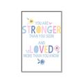 Picture of You Are Stronger _GroupedProduct_Rectangle_Portrait_Mini_ _GroupedProduct_Rectangle_Portrait_Canvas_Framed_