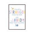 Picture of You Are Stronger _GroupedProduct_Rectangle_Portrait_Mini_ _GroupedProduct_Rectangle_Portrait_Canvas_Framed_