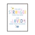 Picture of You Are Stronger _GroupedProduct_Rectangle_Portrait_Mini_ _GroupedProduct_Rectangle_Portrait_Canvas_Framed_
