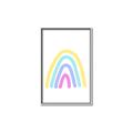 Picture of Kind Rainbow I _GroupedProduct_Rectangle_Portrait_Mini_ _GroupedProduct_Rectangle_Portrait_Canvas_Framed_