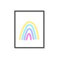 Picture of Kind Rainbow I _GroupedProduct_Rectangle_Portrait_Mini_ _GroupedProduct_Rectangle_Portrait_Canvas_Framed_