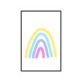 Picture of Kind Rainbow I _GroupedProduct_Rectangle_Portrait_Mini_ _GroupedProduct_Rectangle_Portrait_Canvas_Framed_