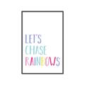 Picture of Lets Chase Rainbows _GroupedProduct_Rectangle_Portrait_Mini_ _GroupedProduct_Rectangle_Portrait_Canvas_Framed_