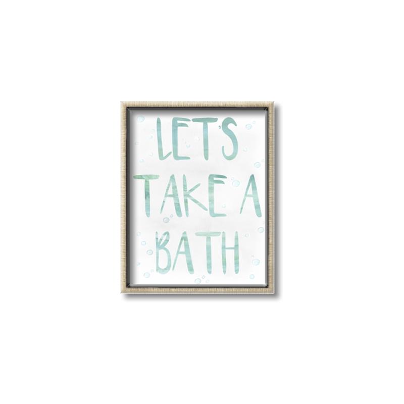 Picture of Lets Take a Bath II _GroupedProduct_Rectangle_Portrait_Mini_ _GroupedProduct_Rectangle_Portrait_Canvas_Framed_
