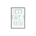 Picture of Lets Take a Bath II _GroupedProduct_Rectangle_Portrait_Mini_ _GroupedProduct_Rectangle_Portrait_Canvas_Framed_