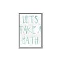 Picture of Lets Take a Bath II _GroupedProduct_Rectangle_Portrait_Mini_ _GroupedProduct_Rectangle_Portrait_Canvas_Framed_