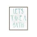 Picture of Lets Take a Bath II _GroupedProduct_Rectangle_Portrait_Mini_ _GroupedProduct_Rectangle_Portrait_Canvas_Framed_