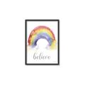 Picture of Believe in Rainbow _GroupedProduct_Rectangle_Portrait_Mini_ _GroupedProduct_Rectangle_Portrait_Canvas_Framed_