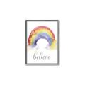 Picture of Believe in Rainbow _GroupedProduct_Rectangle_Portrait_Mini_ _GroupedProduct_Rectangle_Portrait_Canvas_Framed_