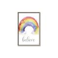 Picture of Believe in Rainbow _GroupedProduct_Rectangle_Portrait_Mini_ _GroupedProduct_Rectangle_Portrait_Canvas_Framed_