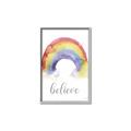 Picture of Believe in Rainbow _GroupedProduct_Rectangle_Portrait_Mini_ _GroupedProduct_Rectangle_Portrait_Canvas_Framed_