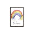 Picture of Believe in Rainbow _GroupedProduct_Rectangle_Portrait_Mini_ _GroupedProduct_Rectangle_Portrait_Canvas_Framed_