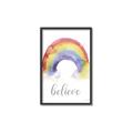 Picture of Believe in Rainbow _GroupedProduct_Rectangle_Portrait_Mini_ _GroupedProduct_Rectangle_Portrait_Canvas_Framed_