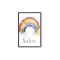 Picture of Believe in Rainbow _GroupedProduct_Rectangle_Portrait_Mini_ _GroupedProduct_Rectangle_Portrait_Canvas_Framed_