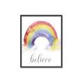 Picture of Believe in Rainbow _GroupedProduct_Rectangle_Portrait_Mini_ _GroupedProduct_Rectangle_Portrait_Canvas_Framed_