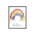 Picture of Believe in Rainbow _GroupedProduct_Rectangle_Portrait_Mini_ _GroupedProduct_Rectangle_Portrait_Canvas_Framed_