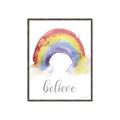 Picture of Believe in Rainbow _GroupedProduct_Rectangle_Portrait_Mini_ _GroupedProduct_Rectangle_Portrait_Canvas_Framed_