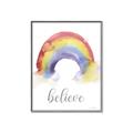 Picture of Believe in Rainbow _GroupedProduct_Rectangle_Portrait_Mini_ _GroupedProduct_Rectangle_Portrait_Canvas_Framed_