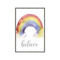Picture of Believe in Rainbow _GroupedProduct_Rectangle_Portrait_Mini_ _GroupedProduct_Rectangle_Portrait_Canvas_Framed_