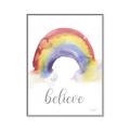Picture of Believe in Rainbow _GroupedProduct_Rectangle_Portrait_Mini_ _GroupedProduct_Rectangle_Portrait_Canvas_Framed_
