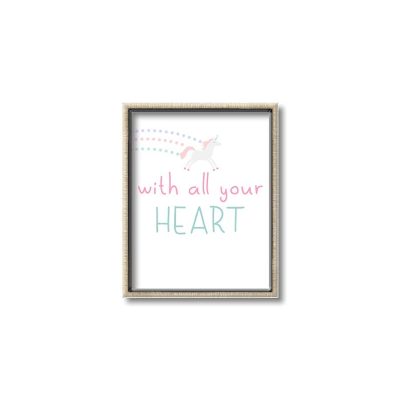 Picture of With All Your heart _GroupedProduct_Rectangle_Portrait_Mini_ _GroupedProduct_Rectangle_Portrait_Canvas_Framed_